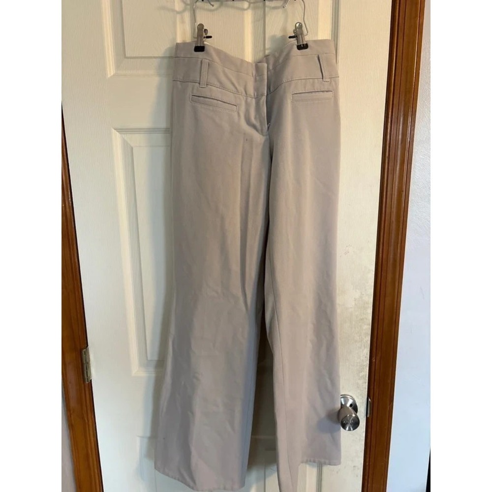 Express Editor Pants Womans Size 6L Short Taupe Dress Pants Bootcut
